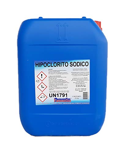 Fuensantica Hipoclorito Sódico/Cloro Liquido 14% 25 Kg.