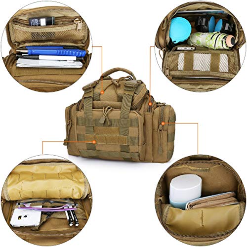 G4Free Bolsa de Cintura Táctica 3 Way Military Molle Assault Pouch Utility Trekking Hiking Bum Hip Pocket Pack Carry Bag