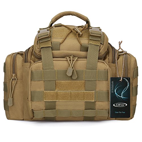 G4Free Bolsa de Cintura Táctica 3 Way Military Molle Assault Pouch Utility Trekking Hiking Bum Hip Pocket Pack Carry Bag