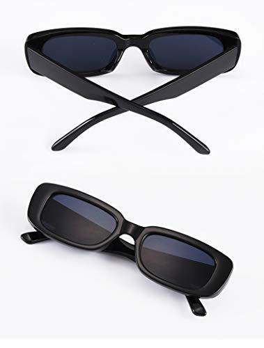 Gafas de sol retro con marco pequeño para hombres y mujeres, gafas de sol rectangulares de moda transfronterizas