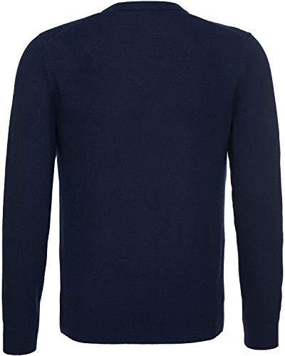 GANT MD. Extrafine Lambswool V-Neck suéter, Azul (Marine 410), X-Large para Hombre