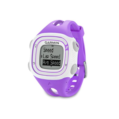 Garmin Forerunner 10 Violet, White Sport Watch – Sport Reloj (Violet, White, Water Resistant, 50 m, English, 55 x 32 Pixels, 20.6 x 19.6 mm (0.81 x 0.77))