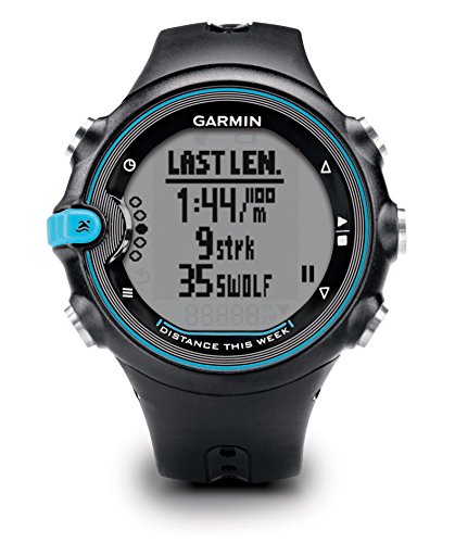 Garmin Swim - Reloj deportivo unisex, con correa de plástico, color negro / azul