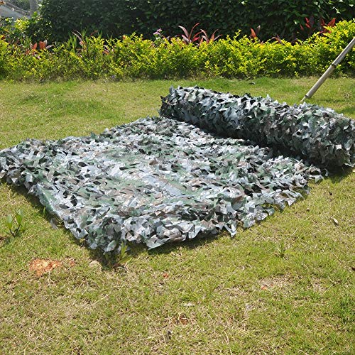GASSNAKE Camuflaje ejército Militar Camuflaje Neto Car-Covering Tienda Caza persianas Camuflaje Malla 10 ftx13ft, Azul