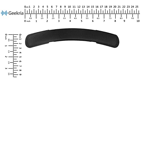 Geekria Diadema de tela de malla compatible con Corsair Void RGB Elite, Void Pro RGB, Void Pro, Void Pro, banda de repuesto para auriculares vacíos/diadema de repuesto piezas de reparación (negro)