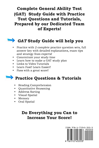 General Ability Test GAT Study Guide