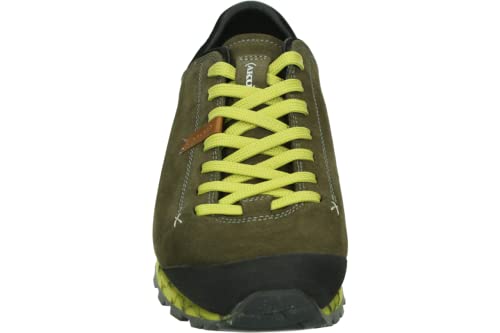 Generico Bellamont III Suede GTX, Zapatos para Senderismo Hombre, Moss Green/Lime, 45 EU