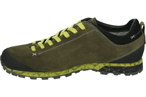 Generico Bellamont III Suede GTX, Zapatos para Senderismo Hombre, Moss Green/Lime, 45 EU