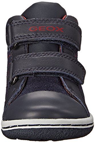 Geox B Flick Boy G - Zapatillas de cuero para niño, color azul (dk navy/red), talla 26 EU