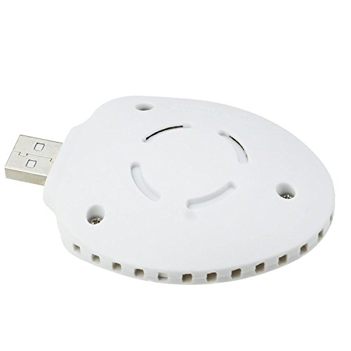 Gosear Portátil USB eléctrico Mosquito Repelente del Incienso de Mosquitos plagas Insectos (Blanco)