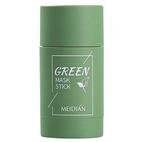 Green Tea Cleansing Mask Stick, Mascarilla Limpiadora Facial de Té Verde en Barra, Facial Cleaning Poros Hidratante de Control de Aceite Anti acné