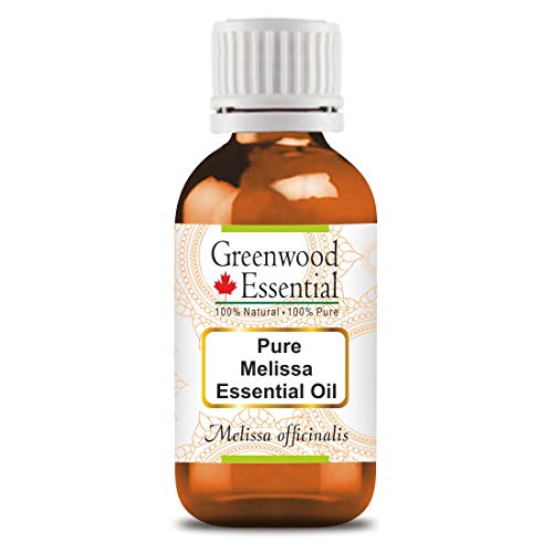 Greenwood Essential - Aceite esencial de melisa (Melissa officinalis) 100 % natural de grado terapéutico extraído mediante destilación por arrastre de vapor, 30 ml