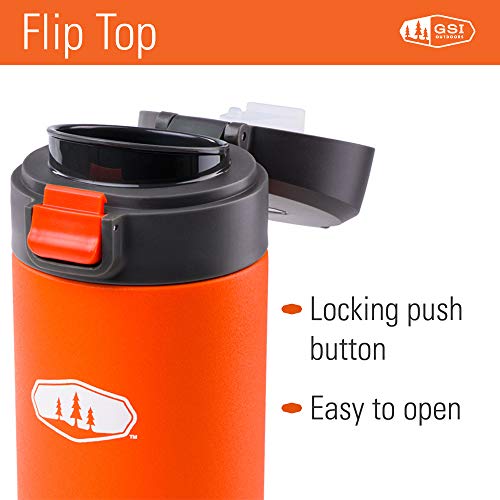 GSI Outdoors Microlite Vac Botella, Unisex Adulto, Orange, 720 ML