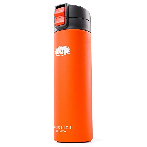 GSI Outdoors Microlite Vac Botella, Unisex Adulto, Orange, 720 ML