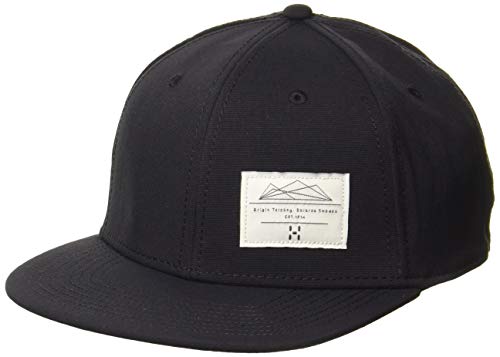 Haglöfs Logo Cap Gorra de béisbol, Negro (True Black 2c5), Medium (Tamaño del Fabricante:M/L) Unisex Adulto