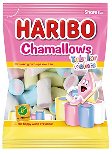 Haribo Chamallows Tubular Colors Espumas Dulces - 250 gr