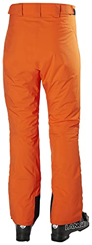 Helly Hansen Bonanza Mono Material Ins - Pantalones para Hombre, Color Naranja Brillante, Talla XL