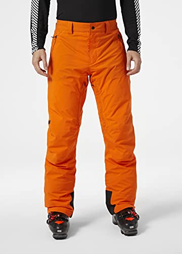 Helly Hansen Bonanza Mono Material Ins - Pantalones para Hombre, Color Naranja Brillante, Talla XL
