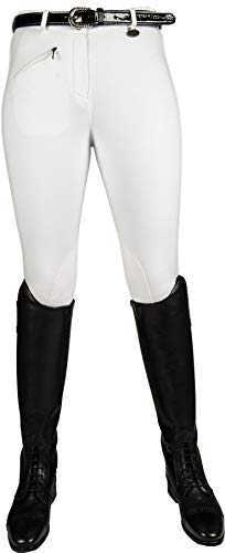 Hkm Penny Pantalón de Equitación para Niños/Mujer, por la Rodilla, Todo el año, Mujer Infantil, Color marrón Oscuro, tamaño 140