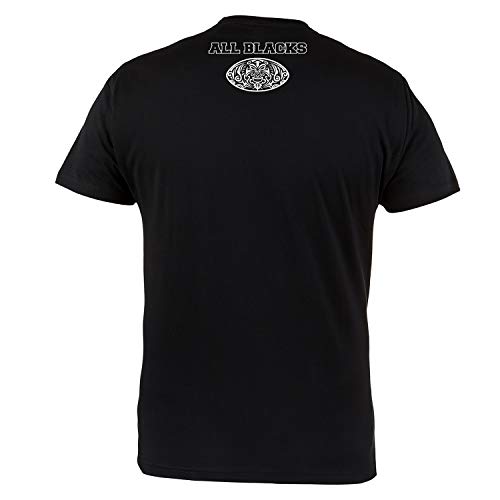 Hombre Rugby All Blacks Camiseta. Selección Nacional de Rugby de Nueva Zelanda. Casual Wear (Talla Large)
