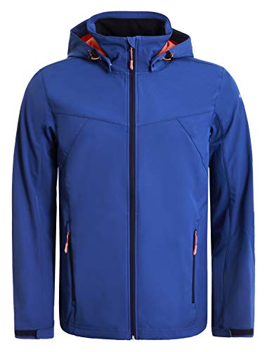 Ice Peak Icepeak Biggs Softshell Jacket Hombre, N'est Pas Applicable, Hombre, Color Azul, tamaño S (Talla de Fabricante: 48)