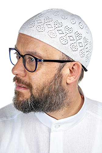 ihvan online Sombreros turcos musulmanes Kufi para hombres, Taqiya, Takke, Peci, gorras islámicas, regalos islámicos Ramadán Eid, tamaño estándar, paquete de 10, colores mezclados