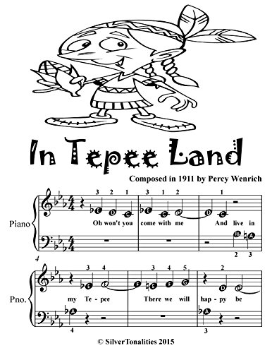 In Tepee Land Beginner Piano Sheet Music Tadpole Edition (English Edition)