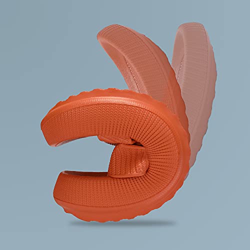 incarpo Unisex Chanclas y Sandalias de Piscina Para Mujer Zapatillas Casa Hombre Verano Pantuflas de baño,Naranja,40/41