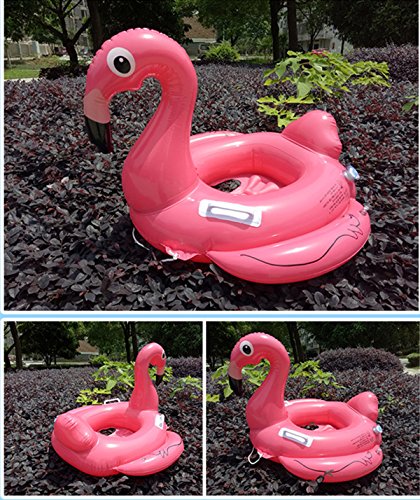 Inflatable Flamingo Baby Swimming Ring Lianshi Niños Cartoon Swim Ring para bebé para niños por diversión
