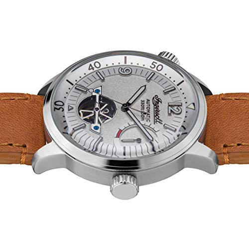 Ingersoll The New Orleans Gents Automatic Watch I07802 with a Stainless Steel Case and Genuine Horween Leather Strap