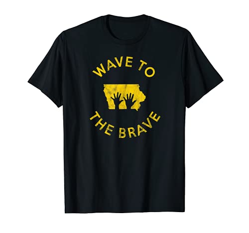 Iowa Wave to the Brave Football Children's Hospital Camiseta