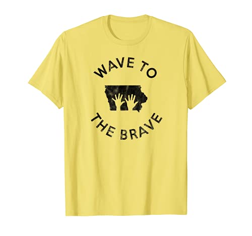 Iowa Wave to the Brave Football Children's Hospital Gold Camiseta