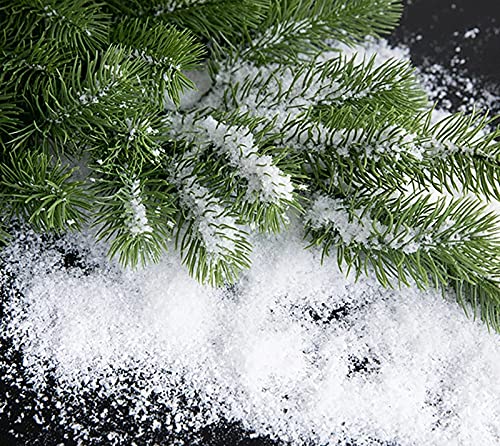 ISDI 120 Gramos Nieve Artificial, Copos De Nieve De Navidad Decoración De Escena De Nieve Falsa-Polvo De Nieve Falso De Expansión para Bricolaje Navidad Dress Up