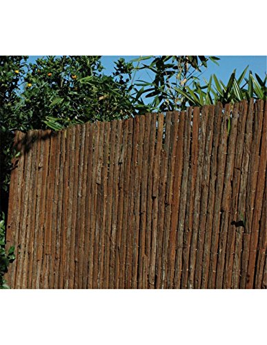 Jardin202 - Cerramiento Natural de Corteza de Pino Simple Cara | Seleccione LA Medida| Varias Medidas | Rollo: 1'50 x 3 Metros