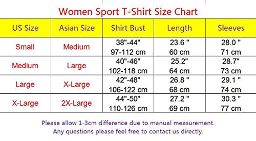 jeansian Mujer Proteccion Solar UPF 50+ UV Camisetas Outdoor Workout T-Shirt 3'Packs SWT246 PackE S