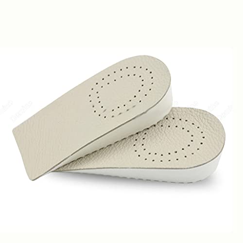 JJSPP Invisible Half Plantillas para las mujeres Zapatos Insertar almohadillas de talón Shoe Levantamiento de zapatillas Aumento de altura Aumento de la plantilla Pie de cuidado del talón Cojín de coj