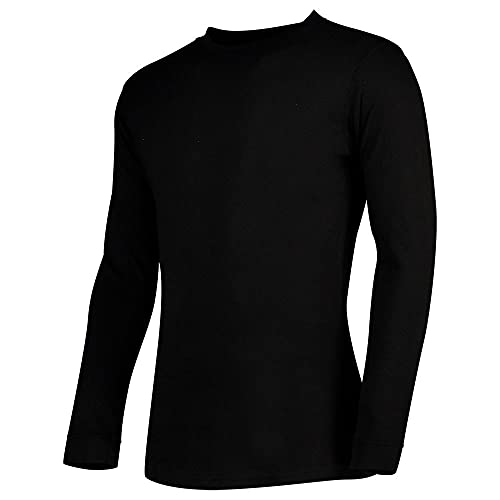 Joluvi Intimo M/L Camiseta térmica antibacteriana Interior (L, Negro)