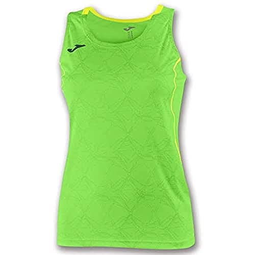 Joma Olimpia Camiseta, Mujer, Verde Fluor, S