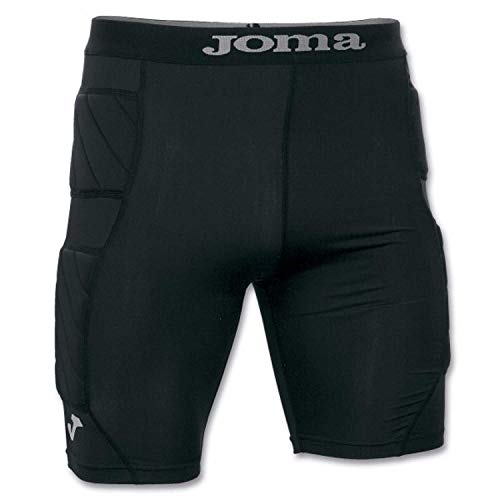 Joma Protect Pantalón Interior con Protecciones de Portero, Unisex niños, Negro, 12-14
