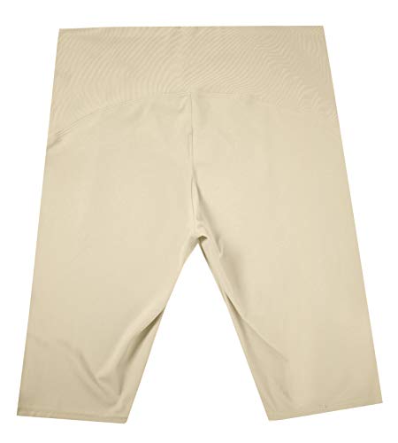 JOPHY & CO. Mallas para mujer por encima de la rodilla cortas elásticas debajo de la ropa (cód. 9822), beige, L