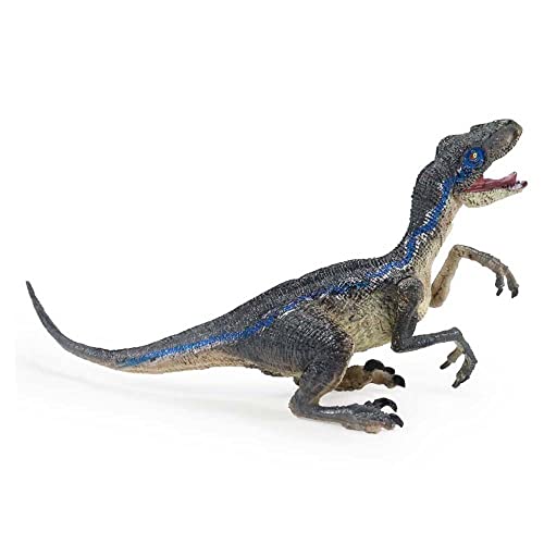 Jurassic World Blue Raptor Modelo dinosaurio Velociraptor juguete, para regalo de cumpleaños para niños