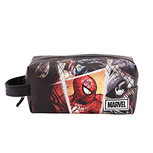 KARACTERMANIA Spiderman Collage-Bolsa de Aseo Brick, Multicolor