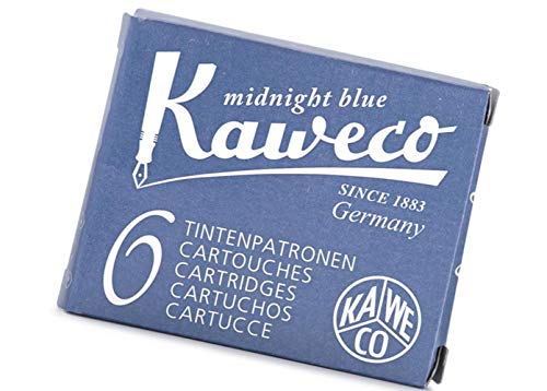 Kaweco - Cartuchos de tinta (6 unidades), color azul
