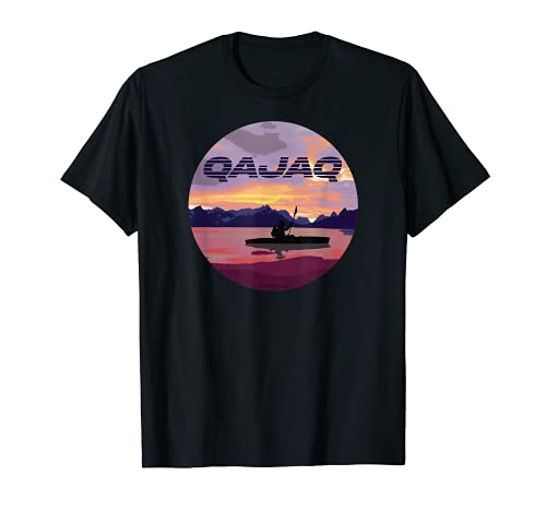 Kayak de Groenlandia Vintage Qajaq Kajak Camiseta