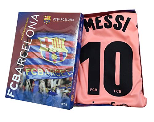 Kit Camiseta y Pantalon Tercera Equipación 2018-2019 FC. Barcelona - Réplica Oficial Licenciado - Dorsal 10 Messi (6 años)