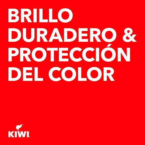 KIWI Crema de Ceras Shine & Protect, Protege y Abrillanta Tu Calzado, Autoaplicador, Color Azul - 75 gr