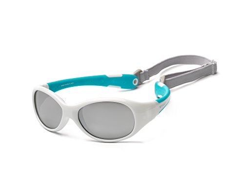 Koolsun - Flex - gafas de sol para niños - White Aqua - 3-6 años