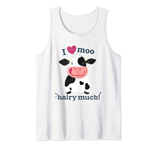 ¡La pequeña vaca Holstein te quiere mucho! Camiseta sin Mangas
