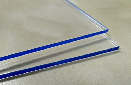 Laserplast Metacrilato transparente - 8 mm - 20 x 20 cm. - Plancha de Metacrilato - Diferentes tamaños (100x100, 100x70, 100x50, 100x30, A4, A3) - Placa acrílico transparente