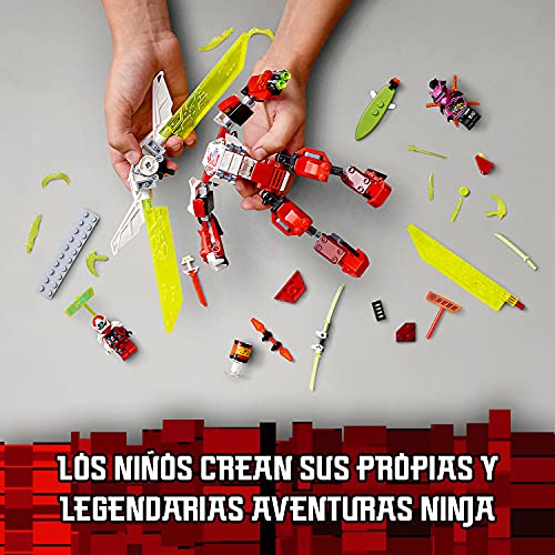 LEGO 71707 Ninjago Robot-Jet de Kai Juguete de Construcción para Niños +7 años con 2 Mini Figuras de Ninjas